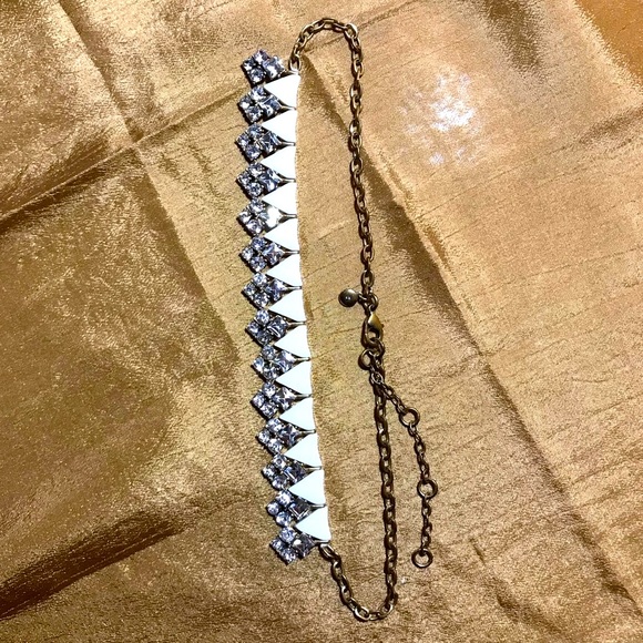 J. CREW RHINESTONE STATEMENT NECKLACE - Picture 5 of 6